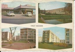 CHILLY MAZARIN MULTIVUE DIVERS ASPECTS DE LA VILLE ANNEE 1960 - Chilly Mazarin