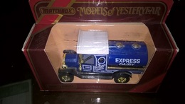 MATCHBOX MODELS Of YESTERYEAR: Y-3, 1912 MODEL "T" FORD TANKER, EXPRESS DAIRY - Matchbox