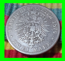 ALEMANIA -WILHELM DEUTSCHER KAISER KÖNIG VON PREUSSEN 1876 – 2.00 MARK - 2, 3 & 5 Mark Plata