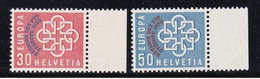 1959 Svizzera Switzerland EUROPA PTT EU - CEPT EUROPE Serie Di 2v. MNH** (ASSEMBLEA AMMINISTRAZIONI POST.EUROPEE) CATENA - 1959