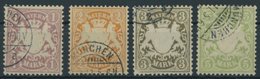 BAYERN 71-74 O, 1911, Postscheckpapier, Prachtsatz, Mi. 90.- - Sonstige & Ohne Zuordnung