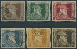 BAYERN 86-91I O, 1911, 1 - 20 M. Luitpold, Type I, Normale Zähnung, 6 Prachtwerte, Mi. 320.- - Other & Unclassified