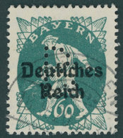 BAYERN Pf 23 O, 1920, 60 Pf. Dunkelblaugrün, Gelocht B, Pracht, Gepr. Dr. Helbig Und Infla, Mi. 350.- - Altri & Non Classificati