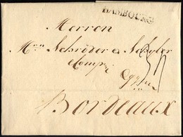 HAMBURG VORPHILA 1766, HAMBOURG, L1 Auf Brief Nach Bordeaux, Pracht - Prephilately