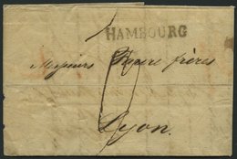 HAMBURG VORPHILA 1816, HAMBOURG, L1 Auf Brief Nach Lyon, Feinst - Precursores