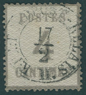 NDP 3Ia O, 1870, 4 C. Lilagrau, Spitzen Nach Oben, Zentrischer K2 K.PR. FELDPOST-RELAIS II, Ein Kurzer Zahn Sonst Pracht - Sonstige & Ohne Zuordnung