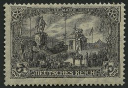 Dt. Reich 96AII **, 1919, 3 M. Kriegsdruck, Gezähnt A, Postfrisch, Links Ein Minimal Verkürzter Zahn Sonst Pracht, Fotoa - Gebraucht