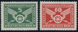 Dt. Reich 370/1Y **, 1925, Verkehrsausstellung, Wz. Liegend, Postfrisch, Pracht, Gepr. Schlegel, Mi. 60.- - Other & Unclassified