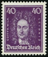 Dt. Reich 395 **, 1926, 40 Pf. Leibniz, Pracht, Mi. 160.- - Otros & Sin Clasificación