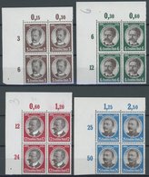 Dt. Reich 540-43 VB **, 1934, Kolonialforscher In Oberen Linken Eckrandviererblocks, Pracht - Sonstige & Ohne Zuordnung