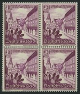 Dt. Reich 683 VB **, 1938, 40 Pf. Ostmarklandschaften Im Viererblock, Pracht, Mi. 160.- - Sonstige & Ohne Zuordnung