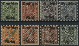 DIENSTMARKEN D 57-64 **, 1920, Amtlicher Verkehr, Prachtsatz, Mi. 70.- - Dienstmarken