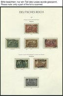 SAMMLUNGEN O, Gestempelte Sammlung Inflation Von 1919-23 Mit Vielen Guten Mittleren Ausgaben Auf Leuchtturm Falzlosseite - Altri & Non Classificati