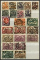 SAMMLUNGEN A. 99-337 O,BrfStk , 1916-23, Gestempelte Sammlung Von 217 Verschiedenen Meist Kleineren Werten Inflation Im  - Other & Unclassified