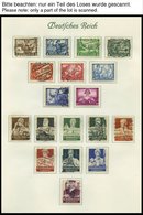 SAMMLUNGEN O,BrfStk,* , 1923-45, Sammlung Dt. Reich Im Alten Borek Album Mit Vielen Guten Mittleren Werten, Sätzen Und B - Altri & Non Classificati