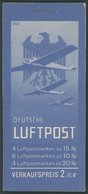 ZUSAMMENDRUCKE MH 20.2 **, 1931, Markenheftchen Flugpost, Ohne ONr., Nicht Durchgezähnt, Pracht, Mi. 1300.- - Zusammendrucke