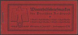 ZUSAMMENDRUCKE MH 43.3 **, 1936, Markenheftchen W.H.W., Klammer 19 Mm, Unbedruckt, Pracht, Mi. 200.- - Zusammendrucke