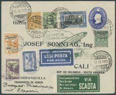 ZEPPELINPOST 103c BRIEF, 1931, Ungarnfahrt, Ungarische Post, Budapest-Friedrichshafen, Mit Beiden Zeppelinmarken Und Wei - Zeppeline