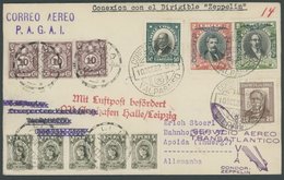 ZEPPELINPOST 193 BRIEF, 1932, 8. Südamerikafahrt, Peruanische Post Als Zuleitung Nach Chile, Brief Ab Lima 5.10. Via Val - Zeppelins