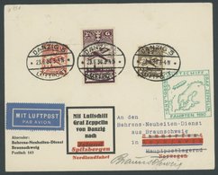 ZULEITUNGSPOST 73 BRIEF, Danzig: 1930, Spitzbergenfahrt, Prachtbrief - Correo Aéreo & Zeppelin