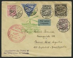 ZULEITUNGSPOST 177B BRIEF, Lettland: 1932, 6. Südamerikafahrt, Anschlußflug Ab Berlin, Brief Feinst - Luft- Und Zeppelinpost