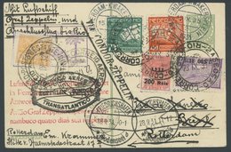 ZULEITUNGSPOST 129D BRIEF, Niederlande: 1931, 2. Südamerikafahrt, Hin- Und Rückfahrt, Mit Niederländischer Und Brasilian - Luft- Und Zeppelinpost