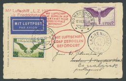 ZULEITUNGSPOST 75A BRIEF, Schweiz: 1930, Pfalzfahrt, Mit Bestätigungs- Und Sonderbestätigungsstempel, Prachtkarte - Luft- Und Zeppelinpost