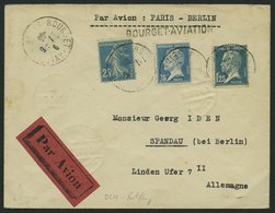 ERST-UND ERÖFFNUNGSFLÜGE 26.56.03 BRIEF, 1.6.1926, Paris-Berlin, Prachtbrief - Zeppelines
