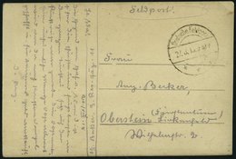 DP TÜRKEI 1916, Feldpoststation CONSTANTINOPEL Auf Feldpost-Ansichtskarte, Pracht - Turchia (uffici)