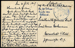 MSP VON 1914 - 1918 163 (Minenschiff NAUTILUS), 1.8.1917, Feldpost-Ansichtskarte Von Bord Der Nautilus, Pracht - Turquia (oficinas)