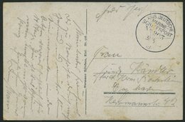 MSP VON 1914 - 1918 203 (Minenschiff PELIKAN), 31.5.1918, Feldpostkarte Von Bord Der Pelikan, Feinst - Turchia (uffici)
