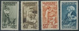 SAARGEBIET 104-07 **, 1926, Pflegedienste I, Postfrischer Prachtsatz, Mi. 130.- - Otros & Sin Clasificación
