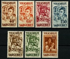 SAARGEBIET 144-50 **, 1931, Volkshilfe, Prachtsatz, Mi. 450.- - Otros & Sin Clasificación