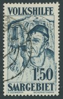 SAARGEBIET 147 O, 1931, 1.50 Fr. Gemälde III, Pracht, Gepr. Geigle, Mi. 60.- - Altri & Non Classificati