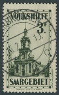 SAARGEBIET 166 O, 1932, 3 Fr. Burgen Und Kirchen, Pracht, Gepr. Geigle, Mi. 220.- - Altri & Non Classificati