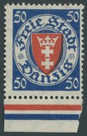 FREIE STADT DANZIG 200xa **, 1924, 50 Pf. Dunkelultramarin/zinnoberrot, Postfrisch, Pracht, Mi. 90.- - Sonstige & Ohne Zuordnung