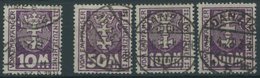 PORTOMARKEN P 21,23-25 O, 1923, 10 M. Und 50 - 500 M., Wz. 3, 4 Prachtwerte, Gepr. Infla, Mi. 100.- - Otros & Sin Clasificación