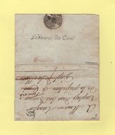 Debourse De Coni - Griffe Fructidor - Departement Conquis De La Stura - Sans Correspondance - 1792-1815: Veroverde Departementen