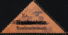 GROSSRÄSCHEN-VORLÄUFER V 2AI O, 1945, 15 Pf. Schwarz Auf Bräunlichrot, Nachnahme In Antiqua, Pracht, Gepr. Zierer, Mi. 3 - Posta Privata & Locale