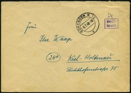 ALL. BES. GEBÜHR BEZAHLT DRESDEN N 12, Mit Nachträglich Eingesetzter Postleitzahl, 5.7.48, Kleiner Violetter R2 Gebühr B - Sonstige & Ohne Zuordnung