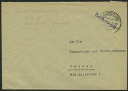 ALL. BES. GEBÜHR BEZAHLT HEBERTSFELDEN, 14.5.35 (Stempeldatum Falsch Eingestellt, Wohl 1945 Gemeint), L1 Gebühr Bezahlt, - Other & Unclassified