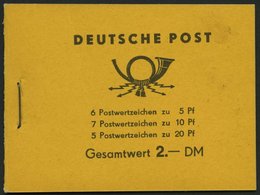 ZUSAMMENDRUCKE MH 2b1 **, 1957, Markenheftchen Fünfjahresplan, Pracht, Mi. 150.- - Se-Tenant