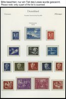 SAMMLUNGEN **, 1949-58, Postfrische Komplette Saubere Sammlung Im KA-BE Falzlosalbum, Prachtsammlung - Sonstige & Ohne Zuordnung