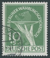 BERLIN 68 O, 1949, 10 Pf. Währungsgeschädigte, Pracht, Gepr. Schlegel, Mi. 190.- - Altri & Non Classificati