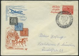 ZUSAMMENDRUCKE W 13 BRIEF, 1949, Bauten R1a + 20 Auf FDC, Pracht, Mi. 100.- - Se-Tenant