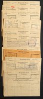 LOTS 1948/9, Westberlin-Luftbrückenzeit: 28 Verschiedene Telegramm-Antwortscheine (DIN A5) über Dollar-Guthaben Für Rück - Other & Unclassified