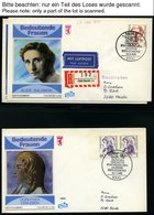 LOTS 1987-90, Wohl überkomplett Auf FDC`s, Dazu Diverse Einfache Briefe, über 250 Belege In 2 Dicken Briefalben, Fast Nu - Otros & Sin Clasificación