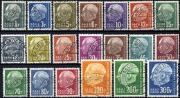 SAARLAND 409-28 O, 1957, Heuß II, Prachtsatz, Mi. 120.- - Otros & Sin Clasificación