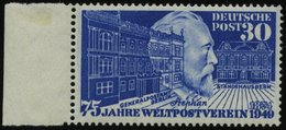 BUNDESREPUBLIK 116 **, 1949, 30 Pf. Stephan, Pracht, Mi. 70.- - Used Stamps