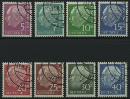 BUNDESREPUBLIK 179-260y O, 1960, Heuß Lumogen, Prachtsatz, Gepr. Schlegel, Mi. 450.- - Gebraucht